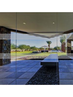 Manifestation Film for Glass, 5mm Horizontal Band x 5mm Gap