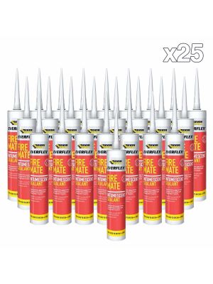 Box of 25 Everflex Fire Mate Intumescent Sealant (295ml)