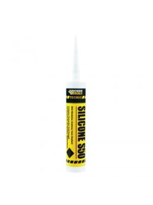 Everbuild Tecnic S50 Silicone - Sanitary White (310ml)