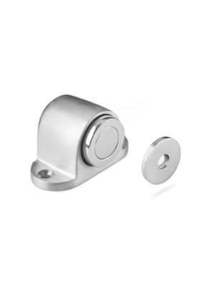 Magnetic Floor Door Retainer with Screws - Steel| F2177