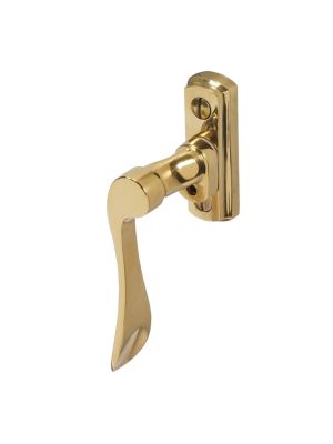 BLU Regent 316 Stainless Steel Locking Window Espagnolette Handle Polished Brass (Left Hand) | F3200
