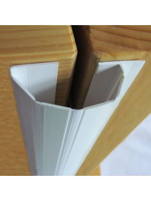 White Firestop Finger Protection - Rear Little Fingers Slimline (1950 mm)