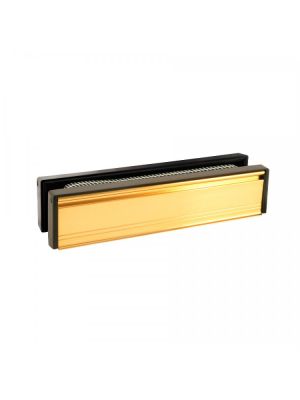 Firecheck 12" Letterplates 40/80mm Gold