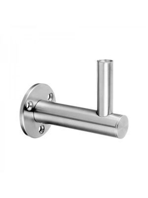 Q-Railing Circular Handrail Bracket - Flat Mount, Grade 304
