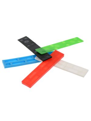 Glazpart Grey Flat Glazing Packers - Pack of 1000 (15mm x 100mm x 4mm)