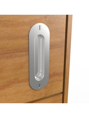 BLU FP120 Flush Door Pull - Stainless Steel (316 Marine Grade) 
