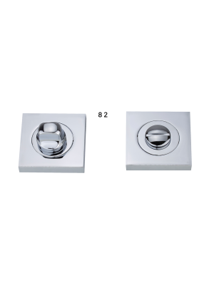 Matching Bathroom Round Thumb Turn - Polished Chrome