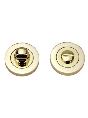 Round Thumb Turn - Polished Brass