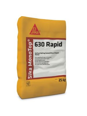 Sika MonoTop 630 Rapid Cementitious Repair Mortar - Grey (25kg) | D9318