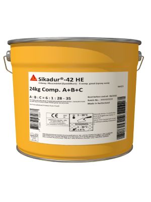 SikaDur 42HE 3-Part Epoxy Grouting System - Grey (24kg) | D9302