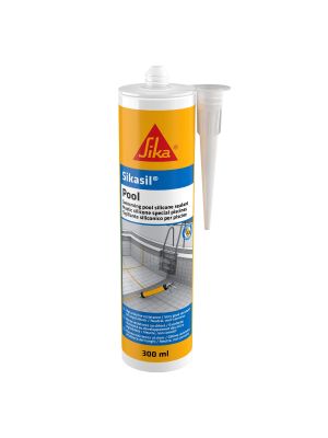 Sikasil Pool Silicone Sealant for Pools & Wet Areas - Grey (300ml) | D9355G