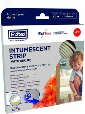Surface Mounted Intumescent Strip