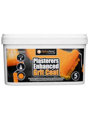 Cromar Alpha Chem Plasterers Enhanced Grit Coat - Orange (5L)