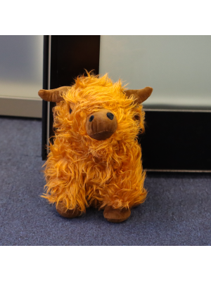 Carlos the Highland Cow Weighted Animal Doostop