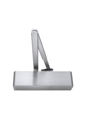HOPPE Arrone Overhead Spring Door Closer & Matching Arm Power Size 2 to 4 - Satin Stainless Steel