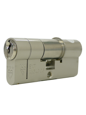 UAP Kinetica High Security 3* Cylinder- 40mm Side Satin Nickel