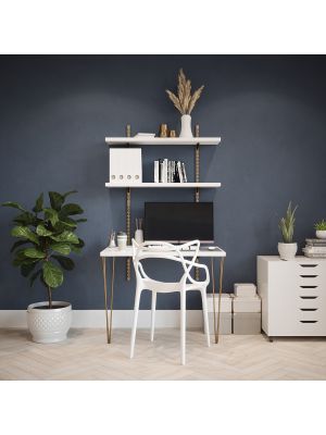 Rothley Antique Brass Home Office Kit | D8956
