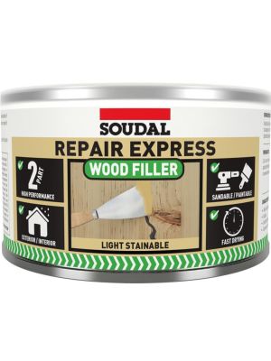 Soudal Repair Express Wood 2 Part HP Filler (500g)