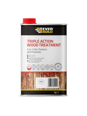 Sika Triple Action Wood Treatment - Clear (1L)