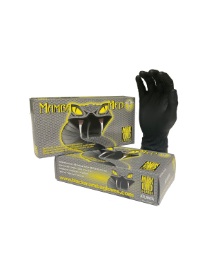 Mamba Med Nitrile Disposable Gloves - (Box of 100 Gloves)