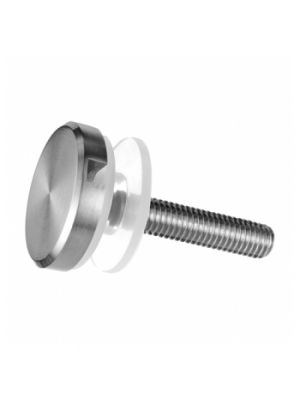 Glass Adapter - Flat Single Sided, Stainless Steel Grade 304 - MOD 0740