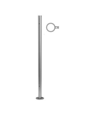 Q-Railing Pre-Drilled Circular End Post