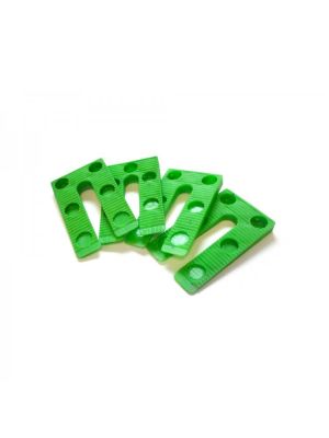 (WP1) Broadfix Precision Glazing Wedge Packers - Green (Pack of 100)