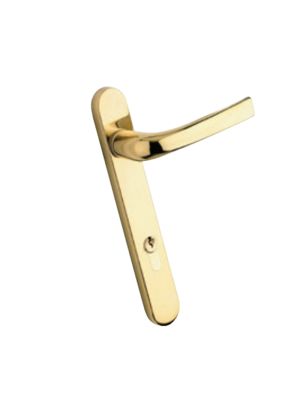 Mila Pro-Linea Door Handle Set - Gold (240mm)