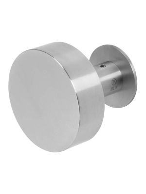  BLU KM150 316 Marine Grade Round Door Knob, Universal ﬁx -  Satin Stainless Steel.
