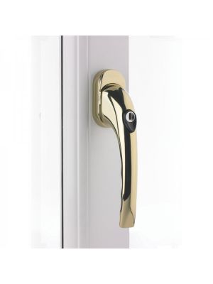 Mila Pro-Linea TBT Locking PIN Window Handle  - Gold (7 x 43mm)