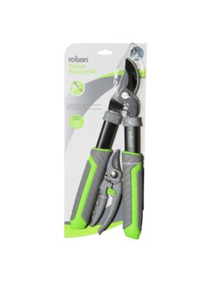 Rolson Bypass Lopper & Secateurs Twin Pack Pruning Set