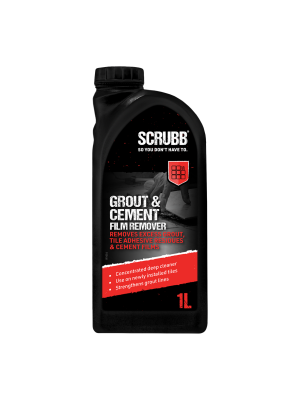 Scrubb Grout & Cement Film Remover for Tiles - 1L