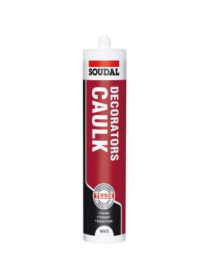 Soudal Decorators Caulk - White (290ml)