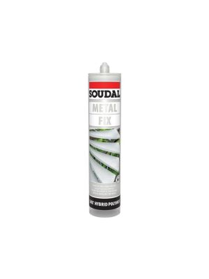 Soudal Strong Construction Metal Fix Adhesive - Grey (290ml)