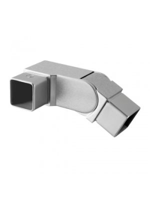 Square Adjustable Angle Connector Right - Flush Fixing