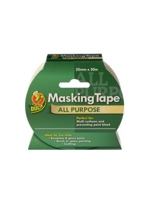 Shurtape Duck Tape All Purpose Masking Tape (25mm x 50m)