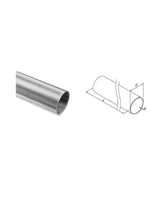 Q-Railing Circular Handrail Cap - Stainless Steel 316 (42.4mm x 2.5m) 13892524212
