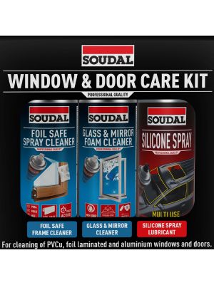Soudal Pack of 3 - Window and Door Care Kit