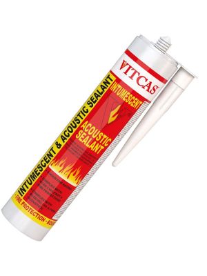 VITCAS Intumescent Acoustic Sealant - Fire Resistant Mastic (310ml)
