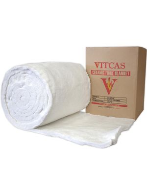Vitcas FR Ceramic Fibre Blanket - 1430ºC (50mm x 610mm x 3.66m)