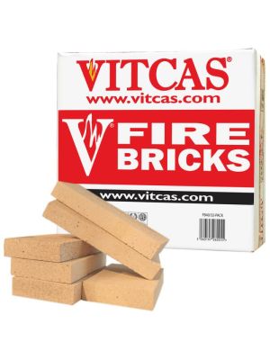 Vitcas - Fire Bricks for Stoves & Fireplaces (230 x 114 x 32mm)