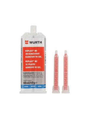 Wurth Structural Adhesive Assortment Plastic Replast 2C - ME 90 Sec (50ml)