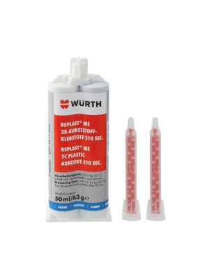 Wurth Structural Adhesive Assortment Plastic Replast 2C - ME 210 Sec (50ml)