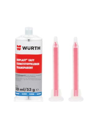 Wurth Replast Easy Transparent Plastic Adhesive (50ml)