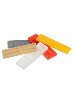 Glazpart Green Wedge Glazing Packers - Pack of 1000 (20mm x 60mm x 1-3mm)