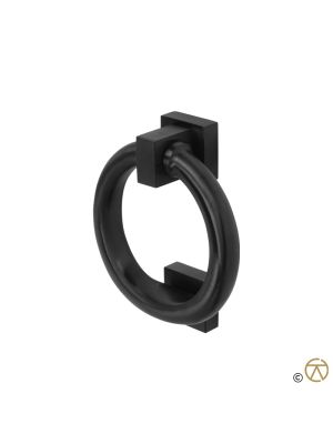 BLU 316 Stainless Steel Ring Door Knocker - Satin Black | F3163