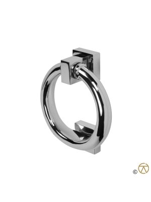 BLU 316 Stainless Steel Ring Door Knocker - Polished Stainless Steel | F3166
