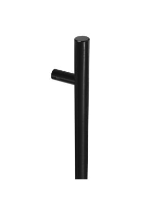 BLU HAB2 Inline Round T Bar Pull Handle - 316 Stainless Steel Matt Black