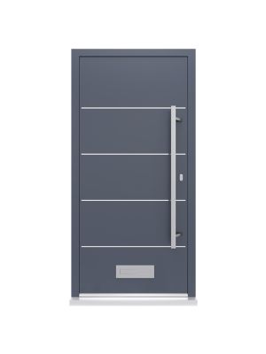 BLU HAB7 316 Marine Grade Offset Rectangular 'T' Bar Pull Handle