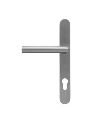 BLU KM078C Mitre Door Lever Dual Sprung Handle Set - Satin Stainless Steel (316 Marine Grade)